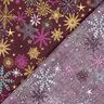 Baumwollstoff Popeline Sternen-Mix – bordeauxrot/gold,  thumbnail number 4