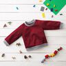Alpenfleece Kuschelsweat Uni – karminrot,  thumbnail number 9