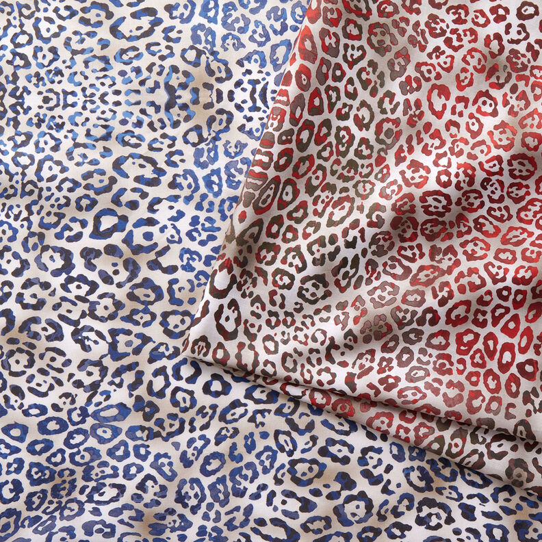 GOTS Baumwollpopeline Leomuster | TCC x LOOKS by Wolfgang Joop – indigo/helltaupe,  image number 7