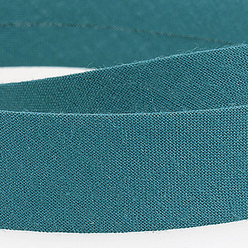 Schrägband Polycotton [20 mm] – hellpetrol,  image number 2