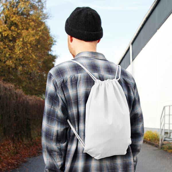 Dekostoff Canvas – weiss | Reststück 50cm
