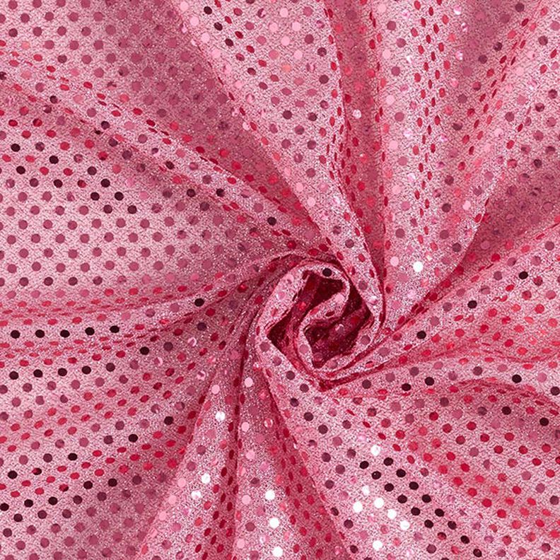 Paillettenstoff kleine Punkte – rosa,  image number 4