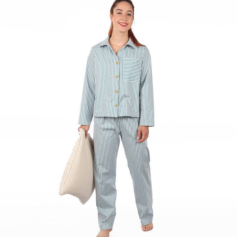 FRAU HILDA Pyjama mit kurzer und langer Variante | Studio Schnittreif | XS-XXL,  image number 4