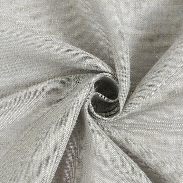 Gardinenstoff Voile Leinenlook 300 cm – hellgrau,  image number 1