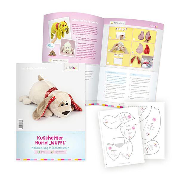 Hund Kuscheltier Papierschnittmuster „WUFFL“  | Kullaloo