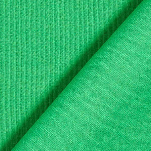 Baumwolljersey Medium Uni – grün | Reststück 50cm