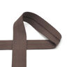 Schrägband Baumwolljersey [20 mm] – schwarzbraun,  thumbnail number 1