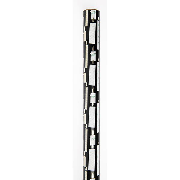 Geschenkpapier Kerze [ 70 cm x 2 m ] | Rico Design – schwarz,  image number 2