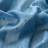 Chiffon Dobby Metallic Nadelstreifen – brilliantblau/silber metallic,  thumbnail number 2