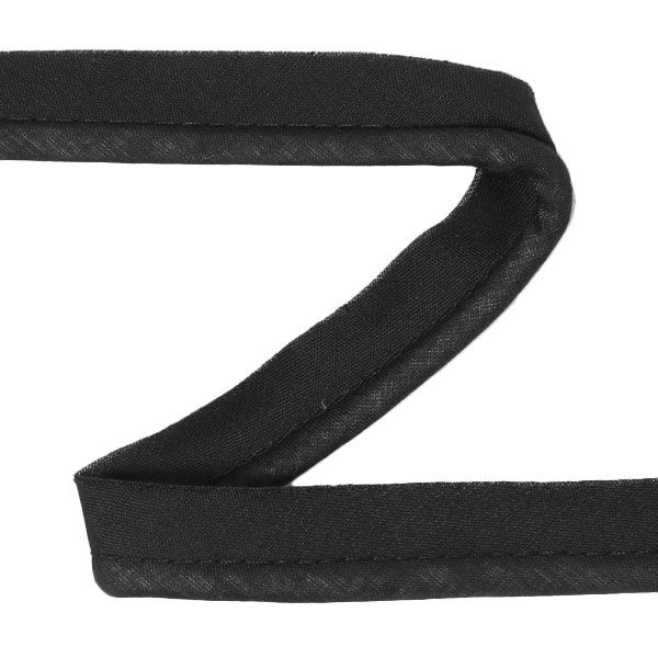 Paspelband – Baumwolle [20 mm] - schwarz,  image number 1