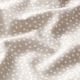 Baumwollstoff Cretonne unregelmäßige Punkte – sand,  thumbnail number 2