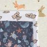 Baumwolljersey süße Meerestiere Digitaldruck | Poppy Fabrics – nachtblau,  thumbnail number 5