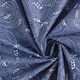 Beschichtete Baumwolle Wellenmuster – marineblau,  thumbnail number 3