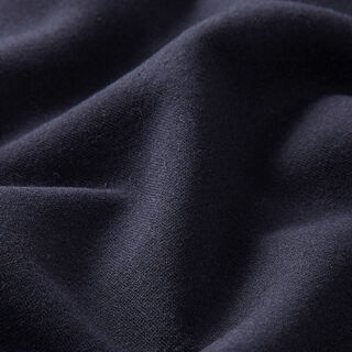 Recycelter Sweatshirtstoff angeraut Baumwoll-Mix – nachtblau, 