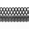 Spitzenband [ 65 mm ] – schwarz,  thumbnail number 2