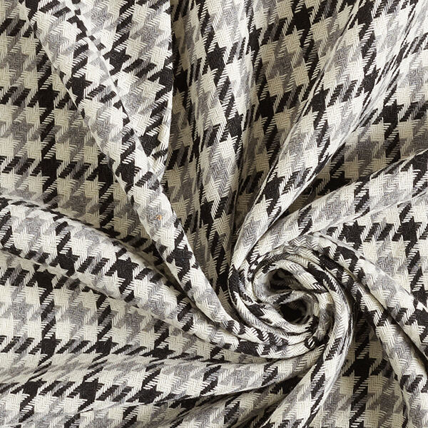 Wollmix Hahnentritt Tricolor – grau/schwarz, image number 3