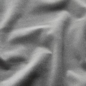 Stretch-Samt Feincord Uni – grau, 