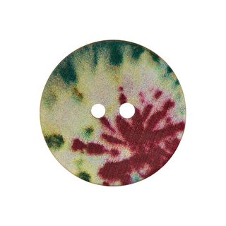 Perlmuttknopf 2-Loch  – Farbmix, 