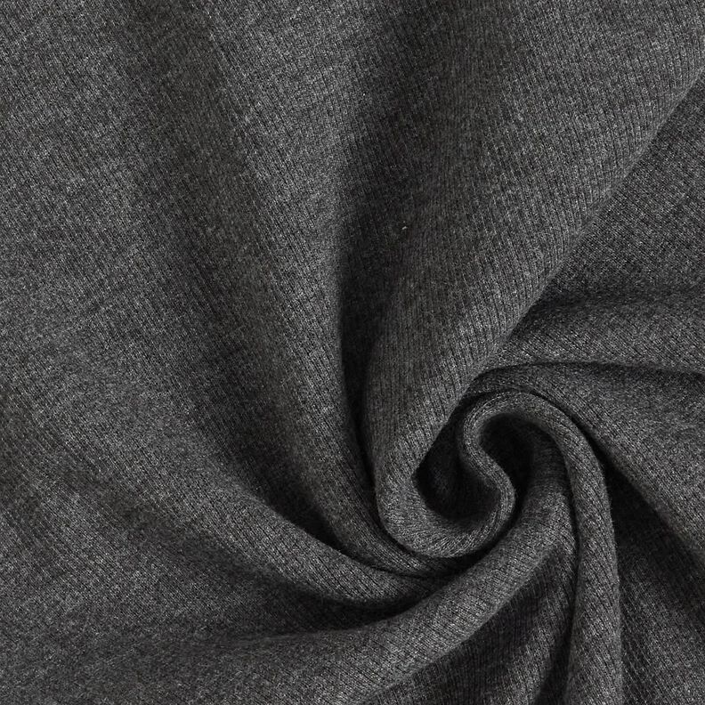 2x2 Bündchen Melange – granit,  image number 1