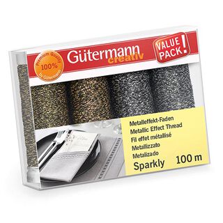 Nähfaden-Set Sparkly [4 Spulen je 100 m] | Gütermann, 