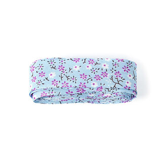 3 m Schrägband Petite Blümchen 2 – hellblau, 
