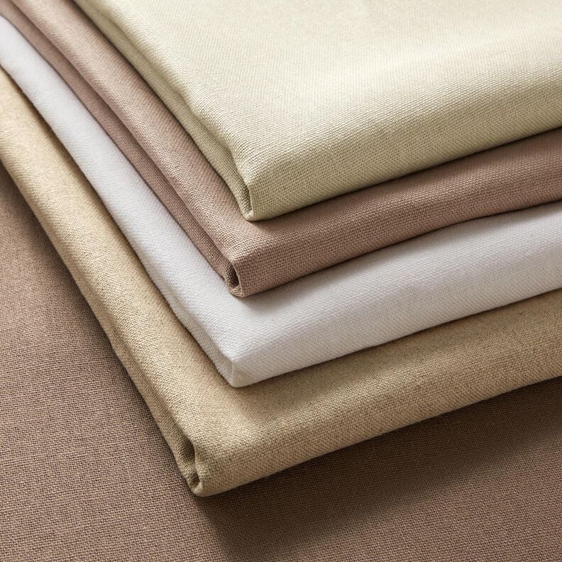Reinleinen schwer Uni – hellbeige, image number 4