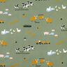 Baumwollpopeline Bauernhof Tiere | Poppy Fabrics – pinie,  thumbnail number 1