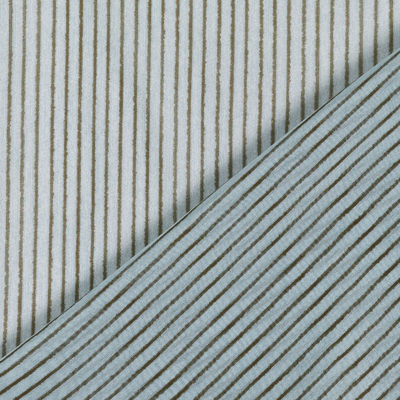 Seidenchiffon schmale Streifen – hellblau/dunkelgrau,  image number 5