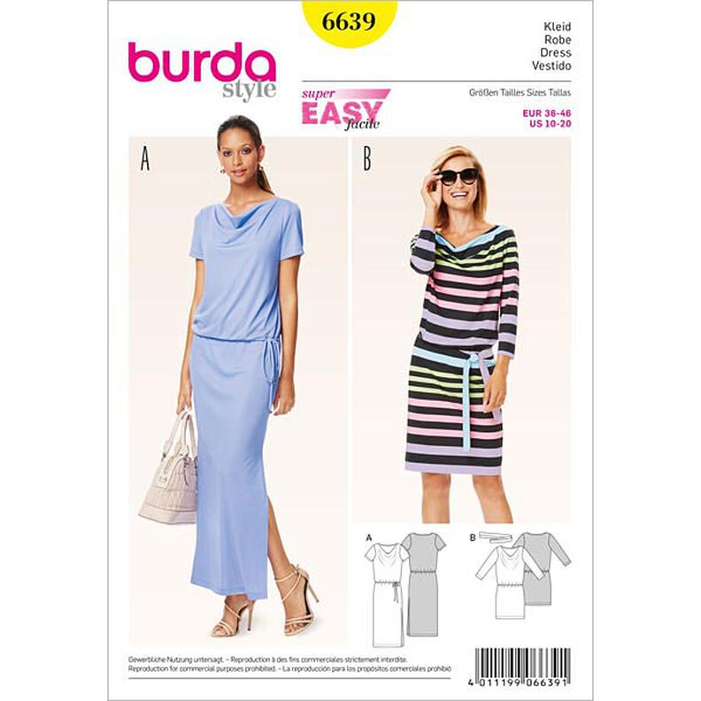 Kleid | Burda 6639 | 36-46,  image number 1
