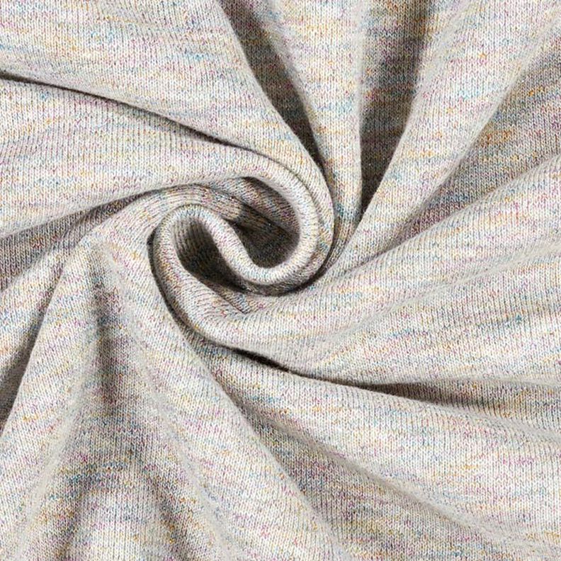Sweatshirt Glitzer Melange – silbergrau,  image number 2