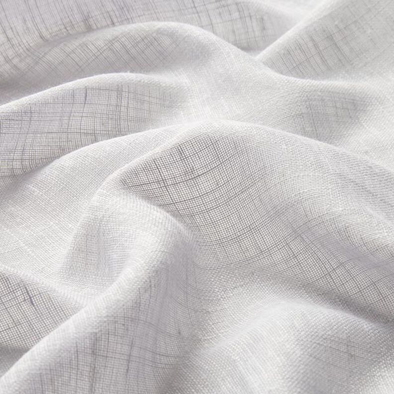 Gardinenstoff Voile Leinenlook 300 cm – silbergrau,  image number 2
