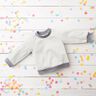 Leichter Baumwollsweat Uni – wollweiss,  thumbnail number 7