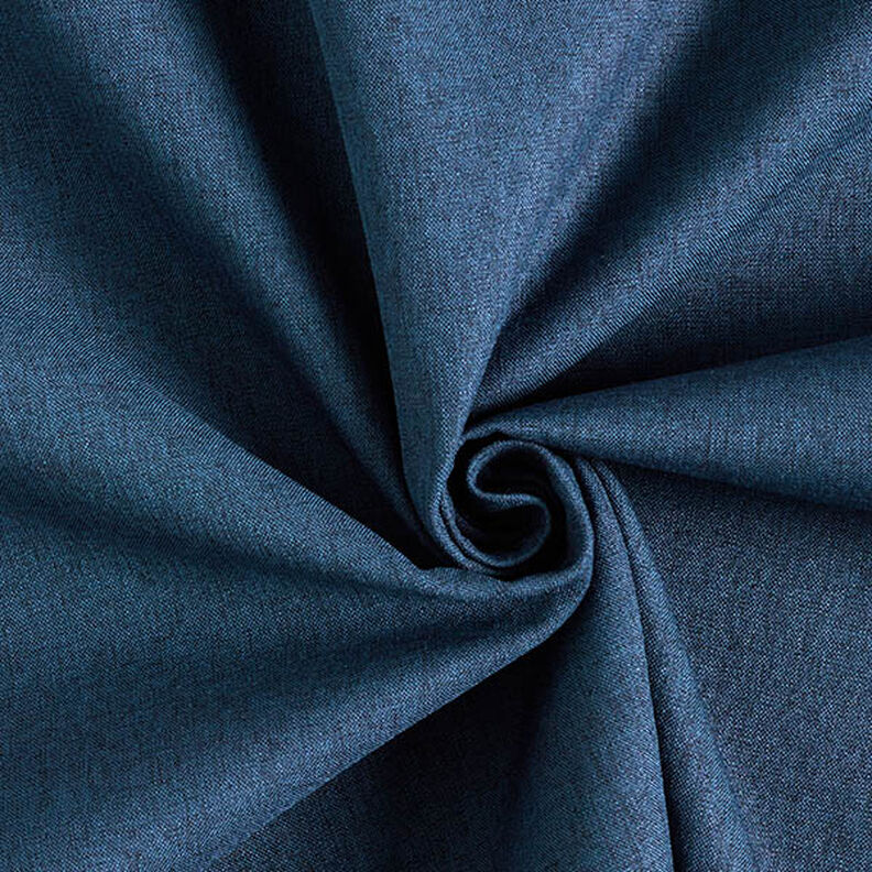 Polsterstoff meliert Uni – marineblau,  image number 1