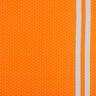 French Terry Sommersweat Bordürenstoff Einmal Bauarbeiter sein – hellorange/silbergrau,  thumbnail number 1