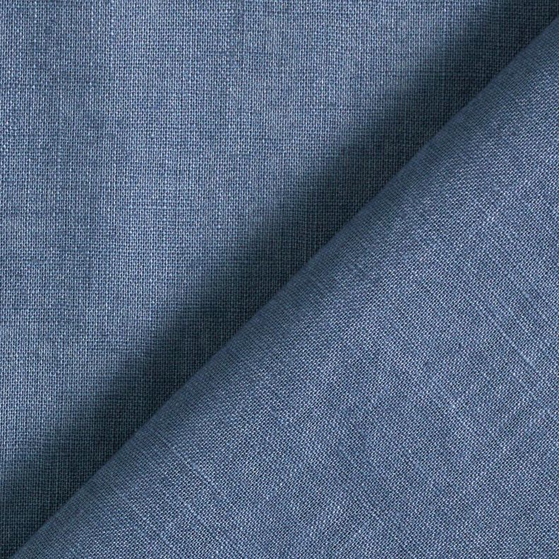 Leichter Leinen-Mix vorgewaschen – blaugrau,  image number 4