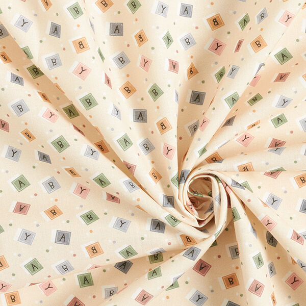 Baumwollstoff Popeline Baby – mandel, image number 3