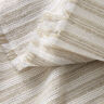 Baumwollstoff Gitterstruktur Querstreifen – beige/weiss,  thumbnail number 3