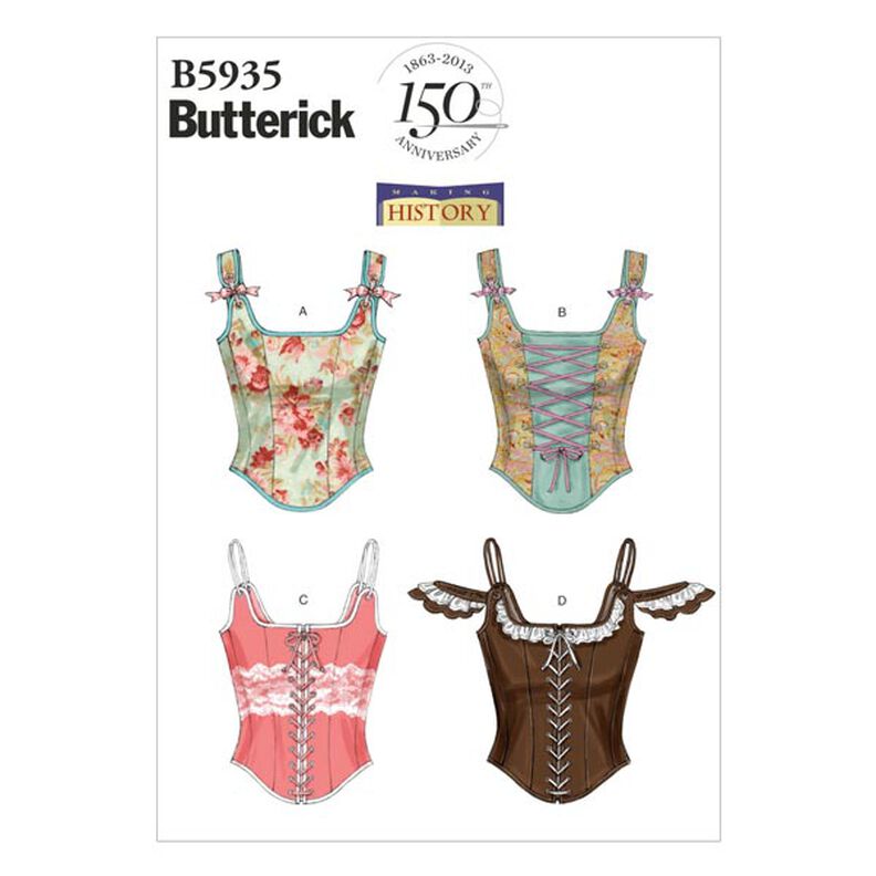 Historische Korsage | Butterick 5935 | 38-46,  image number 1