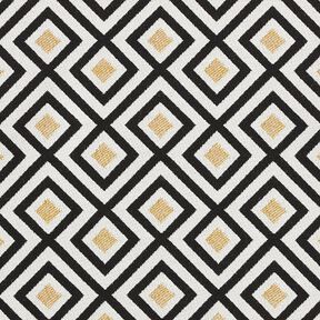 Dekostoff Jacquard Artdecorauten – wollweiss/gold, 