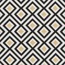 Dekostoff Jacquard Artdecorauten – wollweiss/gold,  thumbnail number 1