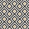 Dekostoff Jacquard Artdecorauten – wollweiss/gold,  thumbnail number 1