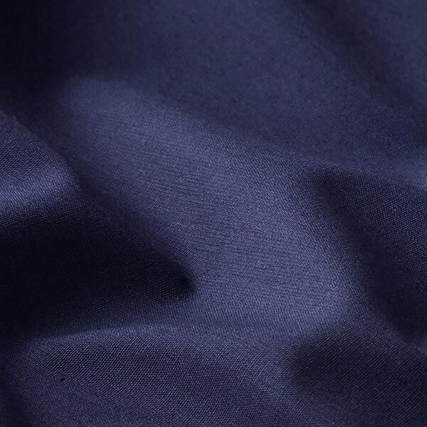 Baumwollpopeline Uni – marineblau | Reststück 100cm