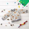 Alpenfleece Dinos – natur/karamell,  thumbnail number 5