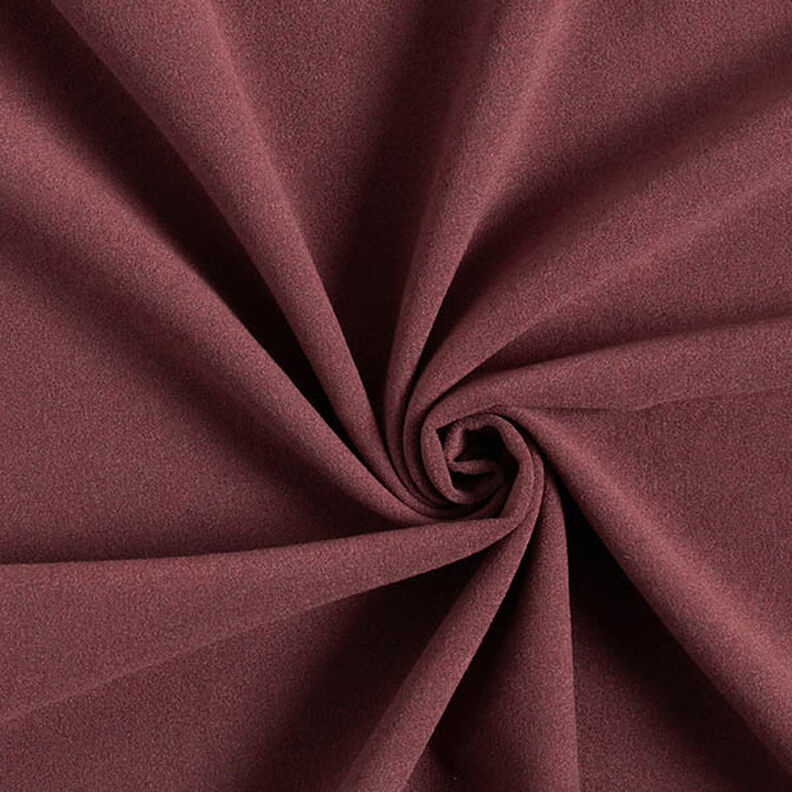Mantelstoff Velours Uni – merlot,  image number 1