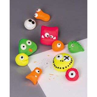 Modellier-Set Kneten & Radieren Monsterparty (Glow-In-The-Dark), 