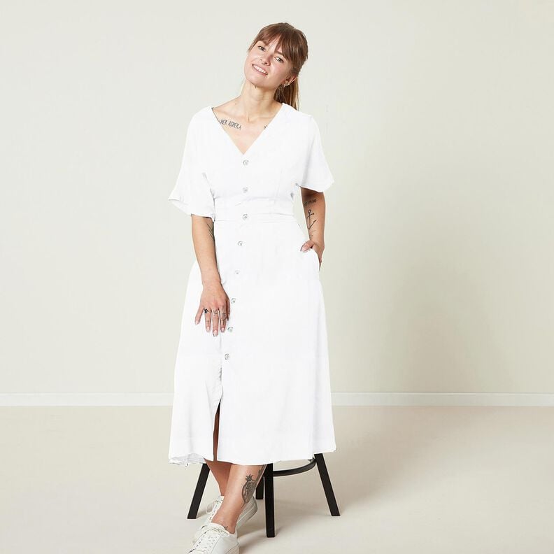 Viskose Stretch Uni – weiss,  image number 8