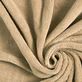 Kuschelfrottee Bambus Uni – beige, 