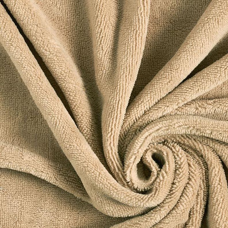 Kuschelfrottee Bambus Uni – beige,  image number 1