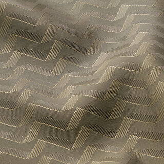 Futterstoff abstraktes Zick-Zack-Muster – khaki, 