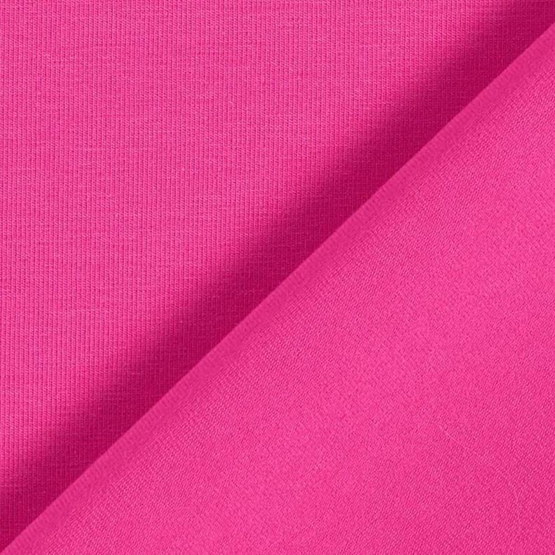 Baumwolljersey Medium Uni – intensiv pink,  image number 5